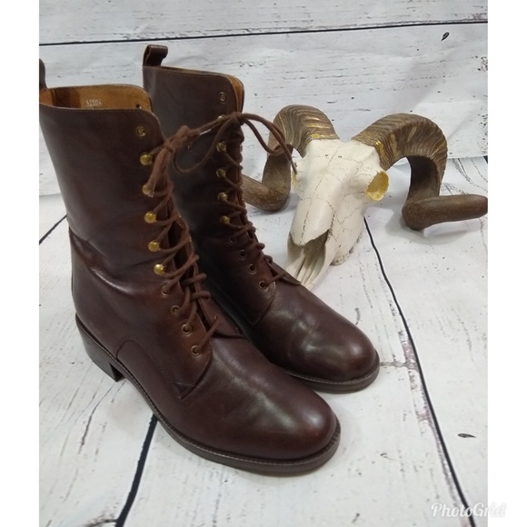 brazil lace up boots